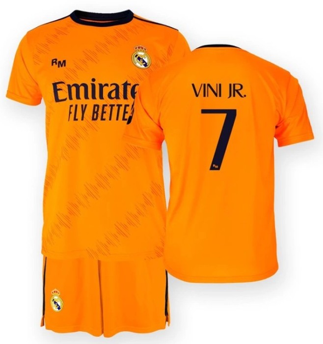 Real Madrid set de copii replica 24/25 Away Vini Jr - 14 let