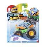 Masinuta Hot Wheels Monster Truck - Camion Piran - Ahhhh, cu culori schimbatoare, scara 1:64