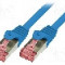 Cablu patch cord, Cat 6, lungime 1m, S/FTP, LOGILINK, CQ2036S, T125329