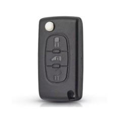 Carcasa Cheie Contact 3 Butoane Pentru Peugeot 607 cu Locas Baterie