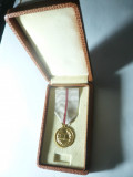 Medalie Meritul Stiintific , RSR, cutie originala