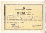 QW13 11 - 1985 - diploma - clasa 8 - Scoala generala nr 1 - Bucuresti