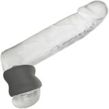 Calexotics-Alpha Scrotum Stretching Ring Negru-Silicon, Waterproof