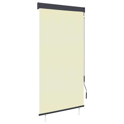 Jaluzea tip rulou de exterior, crem, 80 x 250 cm foto