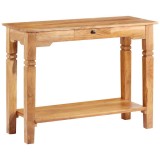 Cumpara ieftin Masa consola, 100x40x76 cm, lemn masiv de acacia