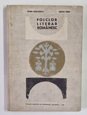 FOLCLOR LITERAR ROMANESC de BARBU THEODORESCU , OCTAV PAUN , 1967 , * MINIMA UZURA