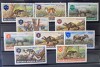 Molucele de Sud / Republik Maluku Selatan 1955 Lot de Valori Medii &amp; Mari "Animale Sălbatice &amp; Mărci Oficiale RESMI" Neștampilate- FIL1, Stampilat