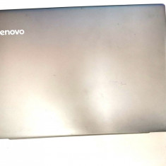 Capac display Laptop, Lenovo, IdeaPad 720-15IKB, Type 81C7, 5CB0P26346, zgariat, cu ornament balamale, sh
