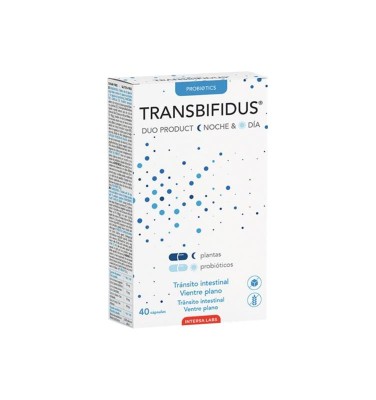 Capsule Probiotice pentru Tranzitul Intestinal Transbifidus 40 capsule Dieteticos Intersa foto