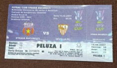 Bilet meci fotbal STEAUA BUCURESTI - FC SEVILIA (UEFA Cup 15.02.2007)