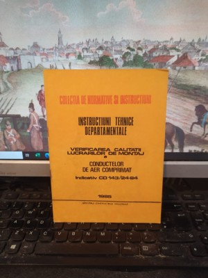 Verificarea calității lucrărilor de montaj a conductelor de aer... 143/24-84 144 foto