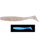 Shad Hide Up Stagger Original 1.5&quot; Salt, S-12 Keimura Peach Candy UV, 4cm, 8buc/pac