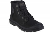 Pantofi pentru adidași Palladium Pampa Hi Supply Lth 77963-001-M negru, 36 - 40, 42, 44, 45