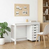 Cumpara ieftin Set birou si cabinet mobil MOSS 2 buc. Alb