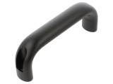 M&acirc;ner Aluminiu Negru ELESA GANTER H55xL146mm cu Orificiu Montaj 6,4mm