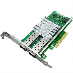 Placa de retea server Intel X520-DA2 10 Gigabit 10GBe SFP+ Dual Port E69818 E10G42BTDA sau low profile