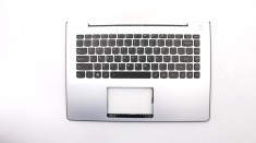 Carcasa superioara cu tastatura palmrest Laptop, U41-70 Type 80JV, 5CB0H71439, cu iluminare, layout US