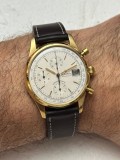 CEAS AUR 18K - BULOVA - Ref. 13366 - Automatic - Chronograph - 38mm - 18g. - Vintage - NOS !