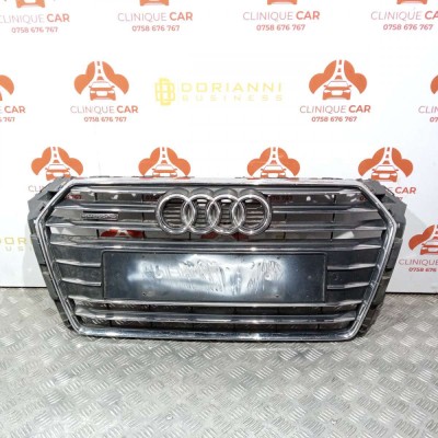 Grila Centrala Bara Fata Audi A4 B9 2015 - 2020 foto
