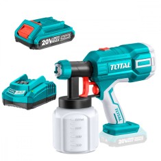 Pistol de vopsit TOTAL, 800ml - 20V LI-ION cu incarcator si acumulator foto