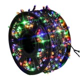 Instalatie de Craciun Multicolora Tip Rola, Liniara, 30m, 500 leduri 6025RB / ghirlanda lunga, Utilizare Exterior-Interior