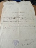 Act Certificat Medical 1937 Facultatea de medicina Cluj