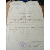 Act Certificat Medical 1937 Facultatea de medicina Cluj