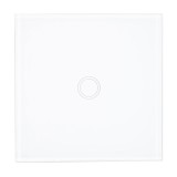 Intrerupator touch simplu cu indicator luminos, PNI SH101, incastrat, alb