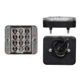 Lampa auto BestAutoVest pentru ceata rosie 12V partea dreapta/stanga cu leduri 87x74x26mm , 1 buc. Kft Auto, AutoLux