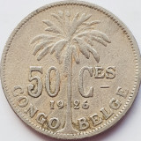 2933 Belgian Congo 50 centimes 1926 Albert I (French text) BELGE km 22, Africa