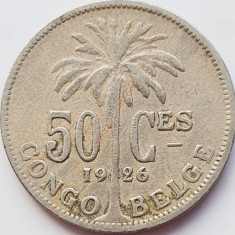2933 Belgian Congo 50 centimes 1926 Albert I (French text) BELGE km 22