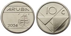 Aruba 2024 - 10 cents UNC foto
