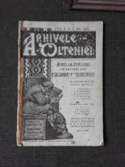 Revista Arhivele Olteniei nr.7/1923 foto