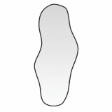 Cumpara ieftin Oglinda de perete, negru, 70x30 cm