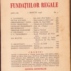 HST C1074 Revista Fundațiilor Regale 3/1936