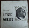 DISC LP:RECITAL GEORGE FOLESCU(Gounod/D.G.Kiriac/C.Brailoiu/I.Borgovan)[ECE0216], Clasica