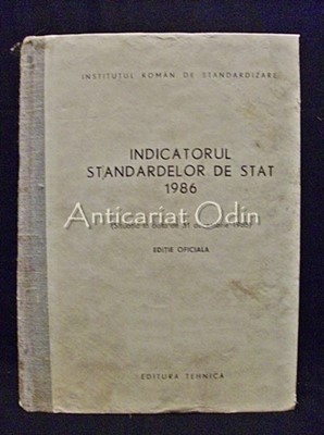 Indicatorul Standardelor De Stat 1986 foto