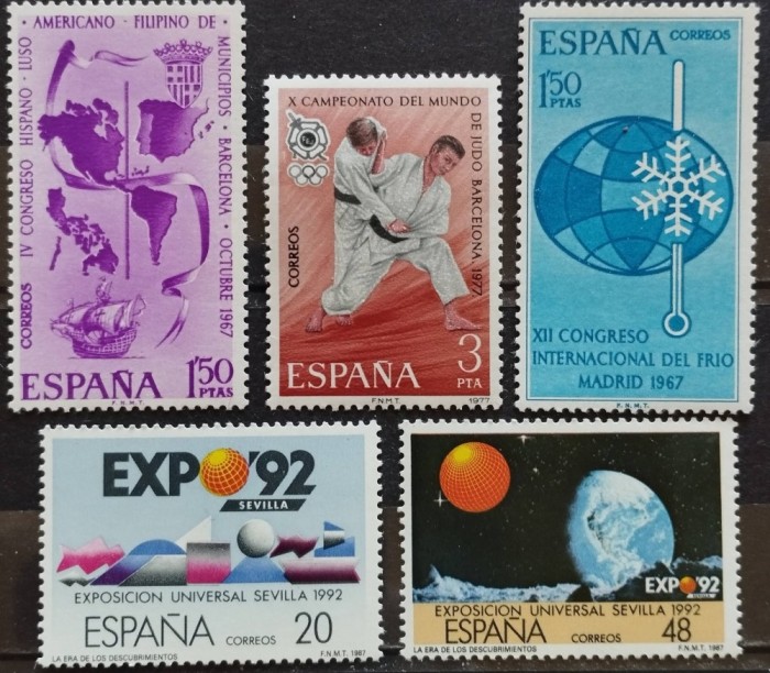 BC969, Spania, lot 3 serii tematica diversa