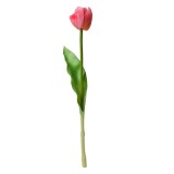 Cumpara ieftin Set 3 Lalele artificiale roz verde Rosa 4x4x32 cm