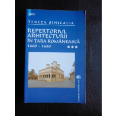 Repertoriul arhitecturii in Tara Romaneasca 1600-1680 - Tereza Sinigalia Vol.III