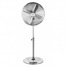 Ventilator inox cu picior Zilan ZLN-1112 , 50 W, 3 trepte de viteza, oscilatie automata, debit 6000mc/h, Inaltime reglabila 88-120 cm