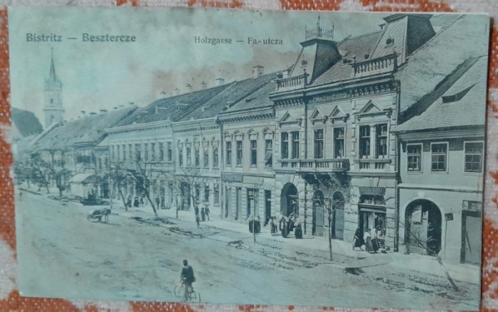 Carte postala, Bistrita, 1911