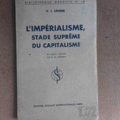 L'imperialisme, stade supreme du capitalisme - V. Lenine (carte in limba franceza)