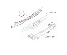 Panou reparatie spate Fiat Panda (319) 05.2012-, Parte montare Spate, RapidAuto 30A190-2