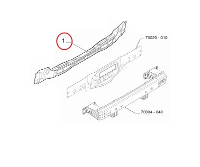 Panou reparatie spate Fiat Panda (319) 05.2012-, Parte montare Spate, RapidAuto 30A190-2 foto