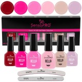 Cumpara ieftin Set 6 Oje Semipermanente SensoPRO Milano, BELLA Radiance