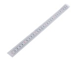 Mini-rigla Autoadeziva ELESA+GANTER Plastic 11mm Argintie Scala 750mm Cifre Verticale GN 711-KUS-750-S-U