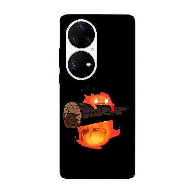 Husa compatibila cu Huawei Nova Y70 model Hi am calcifer, Silicon, TPU, Viceversa foto