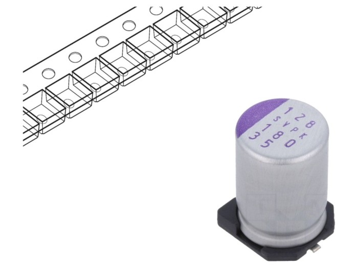 Condensator Polimeric 180uF 35V SMD