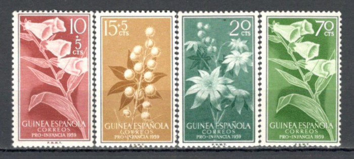 Guineea Spaniola.1959 Pro Infancia-Flori DF.92